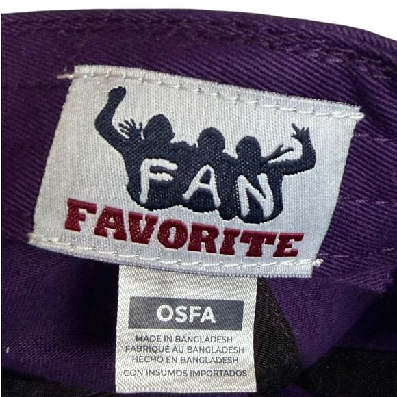 Los Angeles LA Lakers NBA Basketball Purple Strapback Fan Favorite Hat Cap OS - Picture 8 of 8